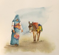 Imtiaz Ali, 15 x 16 Inch, Watercolor On Paper, Figurative Painting, AC-IMA-023